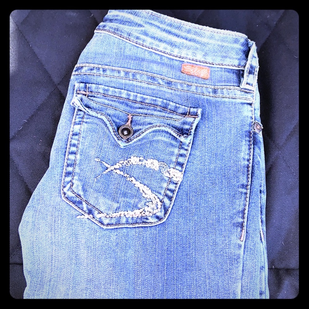 Silver”Pioneer” Straight leg Jeans